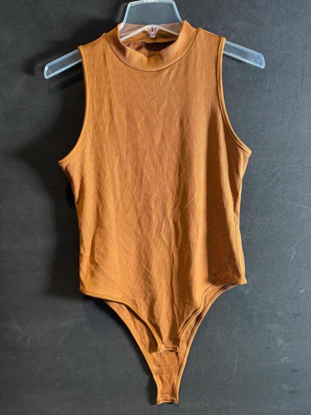 Set of 2 Women's Beige/Light Mid Thigh Runaway Bodysuit Size 12 NWOT